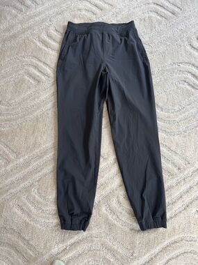 Women’s  Black Elastic Cuff Casual Pants